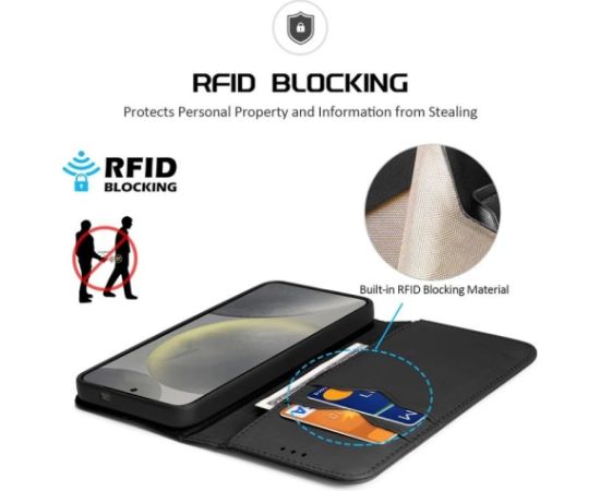 Case Dux Ducis Hivo for Samsung S931 S25 black Neoriģinālie Maciņi