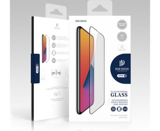 Tempered glass Dux Ducis Google Pixel 7 5G black Ekrānu aizsardzība