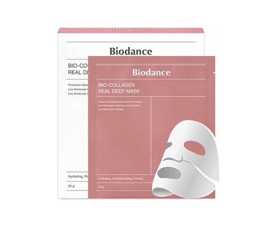 Biodance Bio-Collagen Real Deep Mask - Kolagenová pleťová maska 4 ks Smaržas - NESAKĀRTOTS