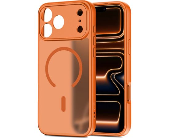 TECH-PROTECT Basicmag magsafe Apple Iphone 17 Pro Max maciņš| Matēts kosmētiski oranžs Neoriģinālie Maciņi
