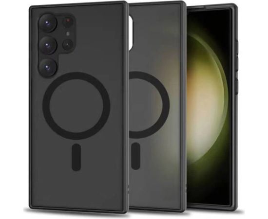 Чехол Tech-Protect MagMat MagSafe для Samsung Galaxy S23 Ultra - черный матовый Чехлы - альтернативные