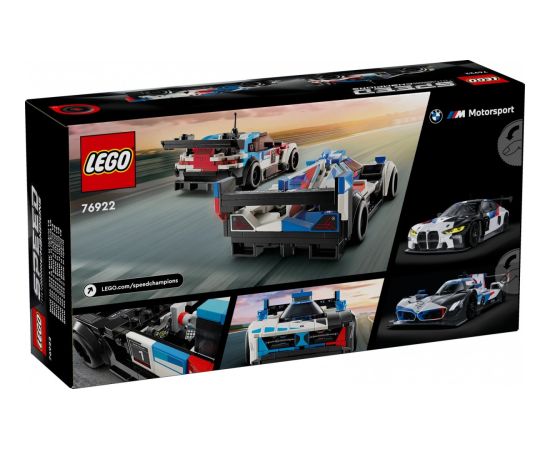 LEGO Speed Champions - BMW M4 GT3  and  BMW M Hyvrid V8 (76922) (nedaudz boj. iepak.) Lego VIDIYO