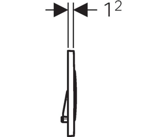 Geberit Sigma20 spiedpoga - gab. Встроенные фреймы