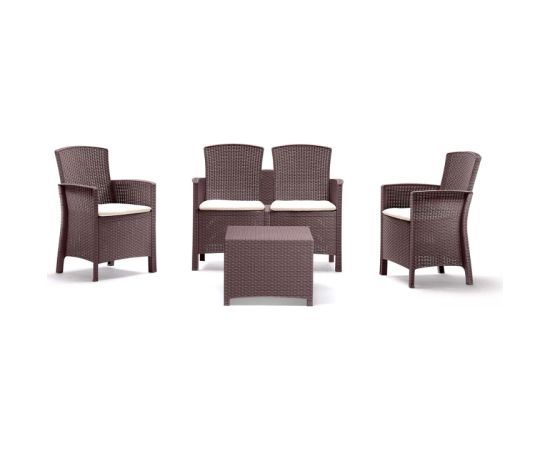 Bica Dārza mēbeļu komplekts Set Lido 2 Storage brūns Jaunumi -Dārzam