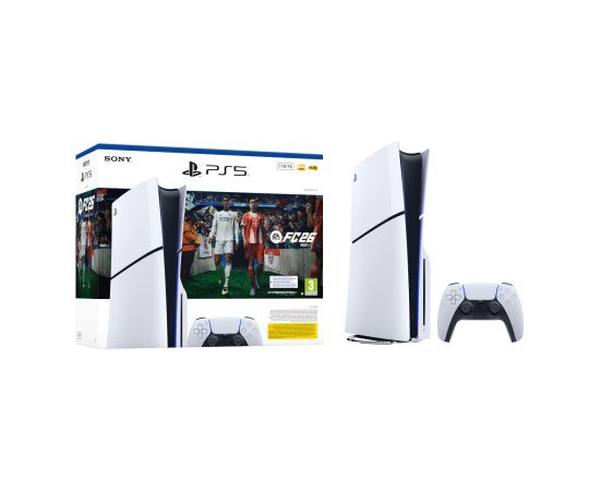 Sony Playstation 5 Standart FC26 Bundle 825 GB Wi-Fi Black, White Игровые приставки