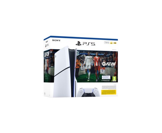 Sony Playstation 5 Standart FC26 Bundle 825 GB Wi-Fi Black, White Игровые приставки