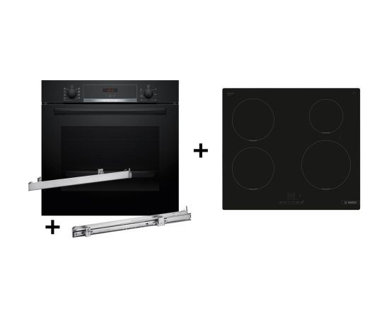 Zestaw BOSCH HBA514BB3 + HEZ538000 + PUE611BB5E Крупная бытовая техника