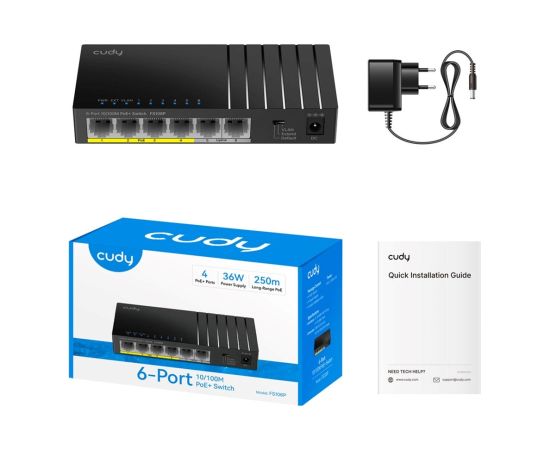 Switch CUDY FS106P Коммутаторы (Switch)