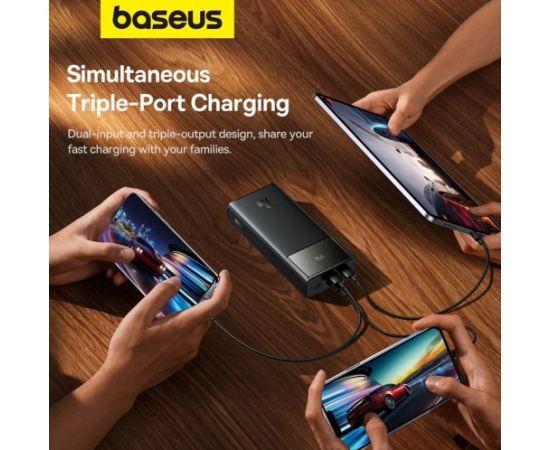 LiPo PowerBank 30000mAh 22.5W PD3.0 QC3.0 2xUSB + USB-C Star-Lord Black BASEUS Power-банки