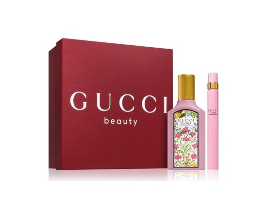 Gucci Flora Gorgeous Gardenia Dárková sada EDP 50 ml a tělové mléko 50 ml 50ml Dāvanu komplekti