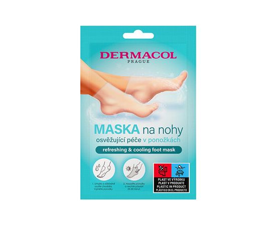 Dermacol Foot Mask - Osvěžující maska na nohy v ponožkách Smaržas - NESAKĀRTOTS