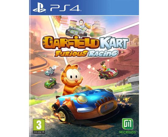 PS4 Garfield Kart Furious Racing Playstation 4 (PS4) video spēle Игры для PS4 