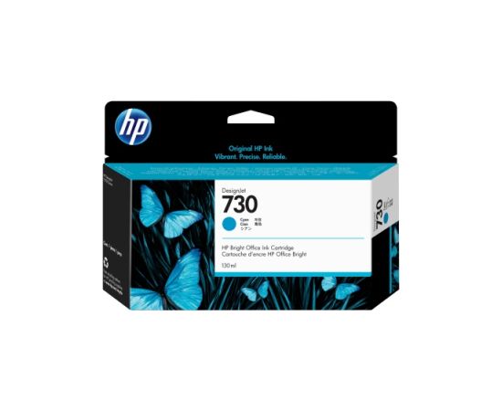 HP 730 (P2V62A) Ink Cartridge, Cyan Чернила для принтера