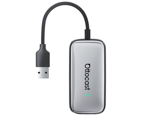 Ottocast Play2Video Ultra Carplay/Android Auto wireless adapter FM Transmiteri