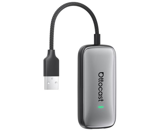 Ottocast Play2Video Ultra Carplay/Android Auto wireless adapter FM Transmiteri