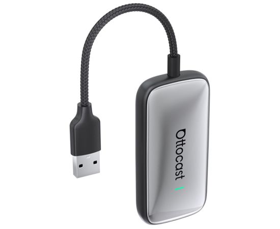 Ottocast Play2Video Ultra Carplay/Android Auto wireless adapter FM Transmiteri