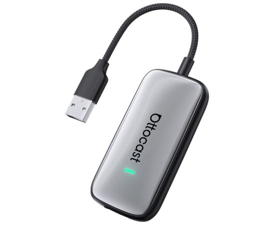 Ottocast Play2Video Ultra Carplay/Android Auto wireless adapter FM Transmiteri