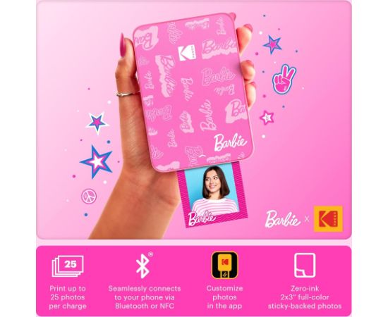 Kodak x Barbie photo printer Step Slim 2 Aудио-видео