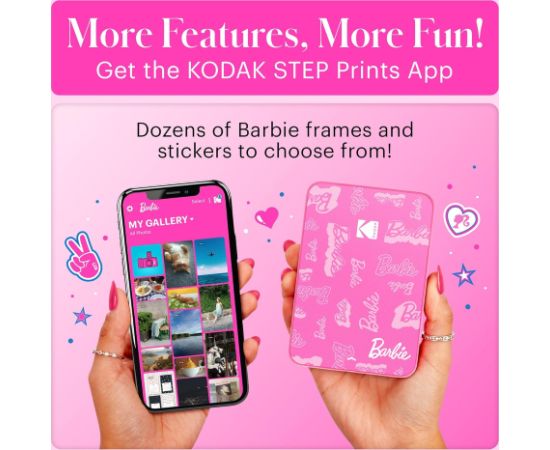 Kodak x Barbie photo printer Step Slim 2 Aудио-видео