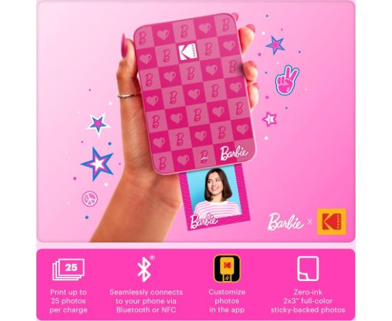 Kodak x Barbie photo printer Step Slim 1 Aудио-видео