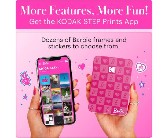 Kodak x Barbie photo printer Step Slim 1 Aудио-видео