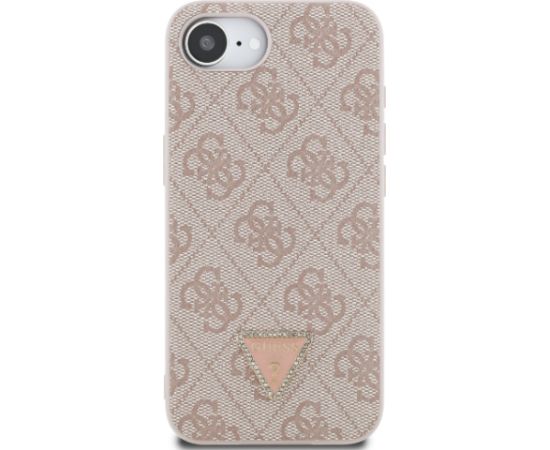 Guess PU 4G Strass Triangle Metal Logo Case Чехол для Apple iPhone 16e Чехлы - альтернативные