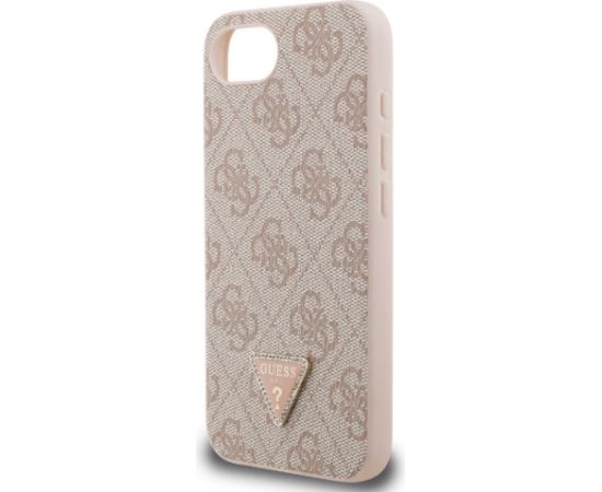 Guess PU 4G Strass Triangle Metal Logo Case Чехол для Apple iPhone 16e Чехлы - альтернативные