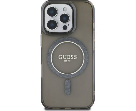 Guess IML Glitter Ring MagSafe Case Чехол для Apple iPhone 16 Pro Чехлы - альтернативные