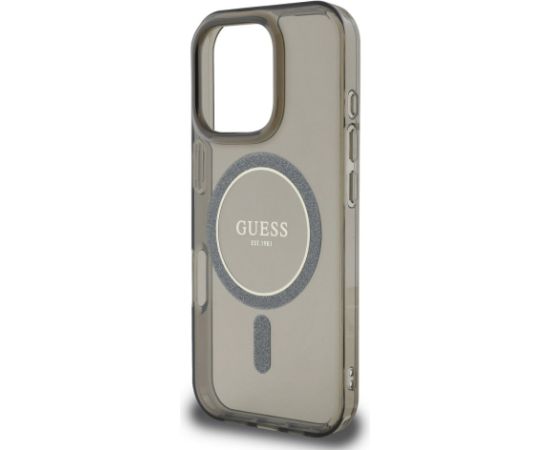 Guess IML Glitter Ring MagSafe Case Чехол для Apple iPhone 16 Pro Чехлы - альтернативные