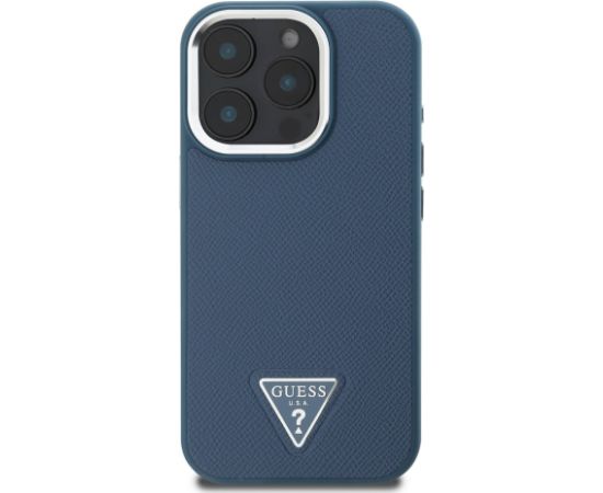 Guess PU Grained Triangle Logo Case Чехол для Apple iPhone 16 Pro Чехлы - альтернативные