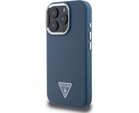 Guess PU Grained Triangle Logo Case Чехол для Apple iPhone 16 Pro Чехлы - альтернативные