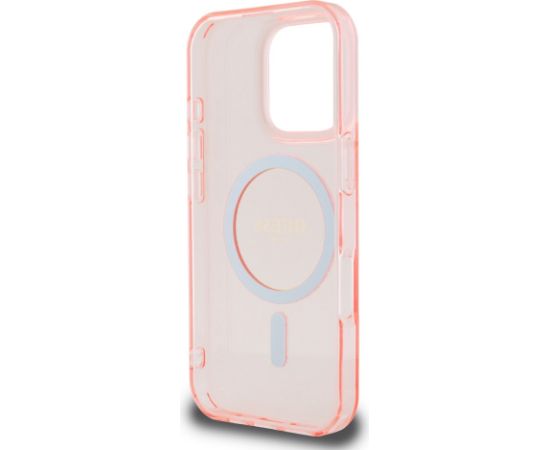 Guess IML Glitter Ring MagSafe Case Aizsargapvalks priekš Apple iPhone 16 Pro Max Neoriģinālie Maciņi