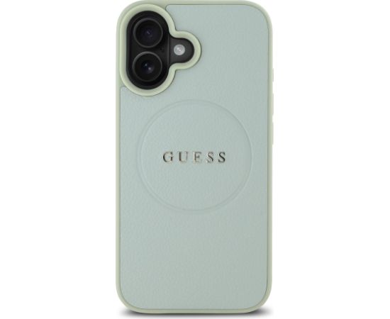 Guess PU Grained Classic Logo MagSafe Case Aizsargapvalks priekš Apple iPhone 16 Neoriģinālie Maciņi