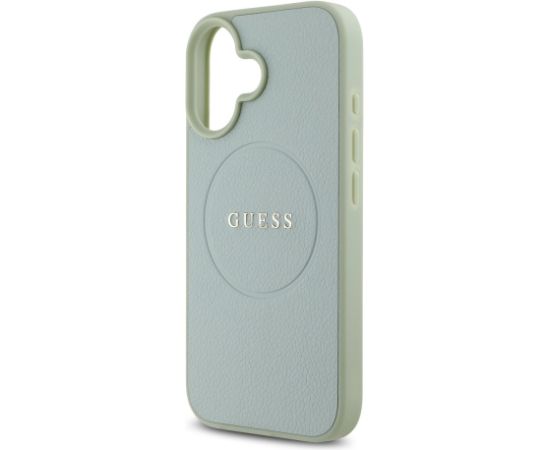 Guess PU Grained Classic Logo MagSafe Case Aizsargapvalks priekš Apple iPhone 16 Neoriģinālie Maciņi