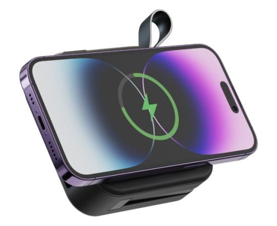 Swissten Power Bank ALL-IN-ONE PRO ar maināmiem uzgaļiem US / EU / UK Portatīvais akumulātors 20W 10000mAh Power Banks