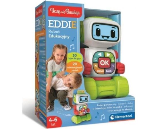 Clementoni EDUKACYJNY ROBOT EDDIE Mazuļiem