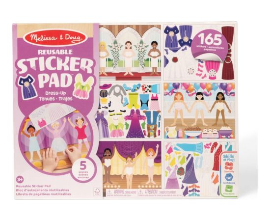 Spin Master Melissa & Doug Arts and Crafts: Dress-Up - Reusable Sticker Pads (20155934) интерактивные игрушки