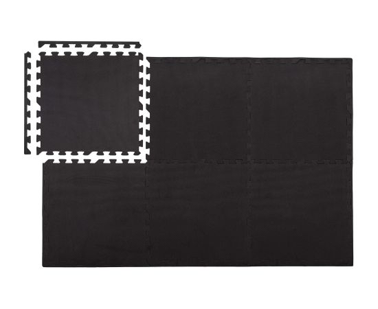 Коврик для тренировок пазл Springos FM0003 120x180 см черный Велосипеды