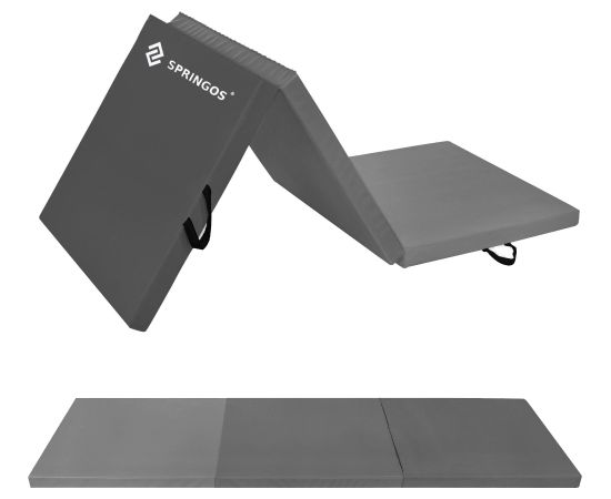 Springos Vingrošanas paklājiņš 180 cm pelēks Jaunumi - Sports