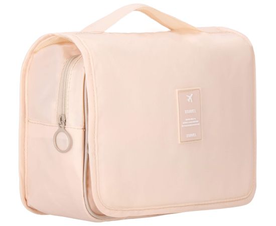 Дорожный органайзер для косметики Springos HA7489 23x19x9,5 см косметичка для самолета бежевый Сумки и рюкзаки