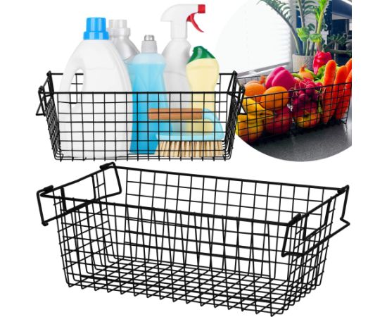 Металлическая корзина для хранения Springos KI0145 41x17x15 см Новости, мебель, дом