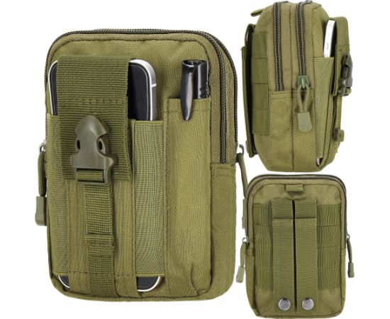 Militāra jostas soma, taktiska Springos CS0099 tumši zaļa Mugursomas