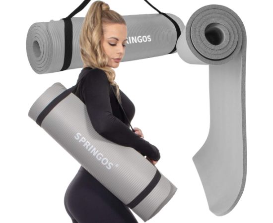 Коврик для йоги Springos YG0032 183 см Велосипеды