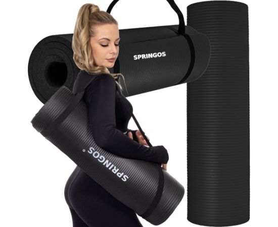 Коврик для йоги Springos YG0029 183 см Велосипеды