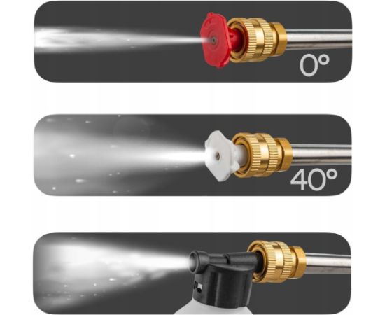 Myjka ciśnieniowa akumulatorowa 15 bar, 21V, 1500mAh Jaunumi -Dārzam