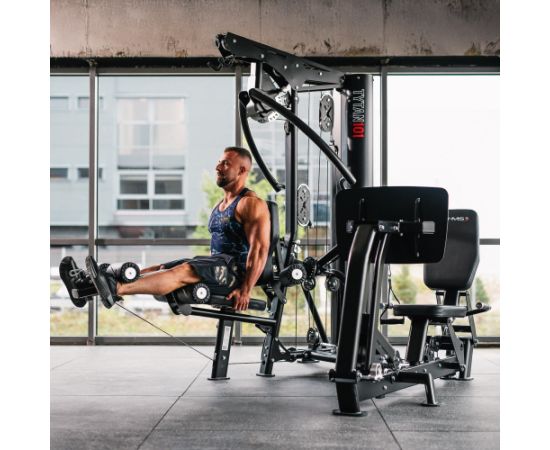 HMS TYTAN 101 Daudzfunkcionālais trenažieris ar kāju opciju komercionālā versija Kompleksie trenažieri