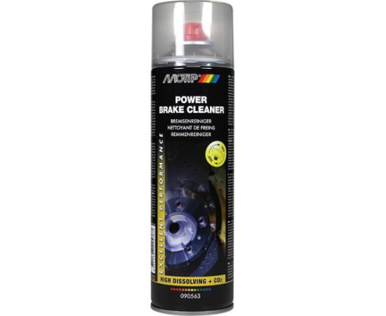 POWER BRAKE CLEANER 500ml, Motip Смазочные материалы и технические жидкости