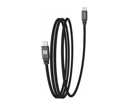 Evelatus   Cable E-Mag Power 60W USB C to USB C Connector 1.2M magnetic Black Дата USB-кабели