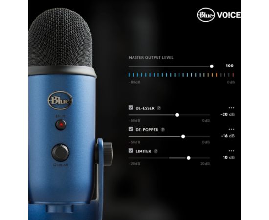 Logitech Microphone Yeti Blue / 988-000232 Mikrofoni
