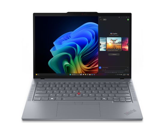 Lenovo ThinkPad T14 Gen 6 Copilot+ Ryzen™ AI 5 PRO 340 256GB SSD 16GB 14" WUXGA (1920x1200) IPS WIN11 Pro GREY Baclkit Keyboard FP Reader 1YW / 21QJ00CRUS Ноутбуки